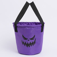 2025 nouveau personnalisé éclairer citrouille Halloween panier enfants truc ou traiter sac de bonbons lumière LED blanc Halloween seaux