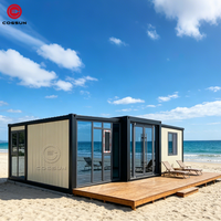 Cogsun Maison mobile préfabriquée 20FT 40FT Tiny Home Maison conteneur extensible Maison préfabriquée de luxe