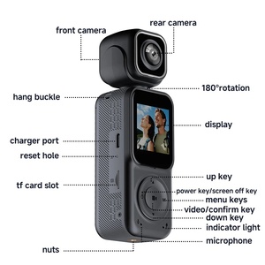 Caméra d'action Full HD 4K, <span class=keywords><strong>mini</strong></span> caméra embarquée pour <span class=keywords><strong>moto</strong></span>, <span class=keywords><strong>casque</strong></span>, sport, ultra DV, caméra portable pour vlog - Product Image 5