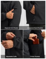 Veste softshell pour hommes doublée polaire, bombardier résistant à l'eau, manteaux d'hiver à capuche, veste coupe-vent de travail en plein air pour hommes, vente en gros