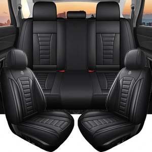 Housse de siège de voiture universelle en cuir pour Jeep Liberty KJ 2025, Ford Fusion, Ssangyong Actyon Sport, ensemble complet, nouveau - Product Image 1