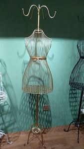 Mannequin en métal en gros, buste supérieur avec antenne, nouveau mannequin féminin en fil de fer pour l'affichage de robes de mariée et de jupes - Product Image 3
