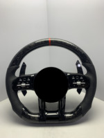 Volant sport en cuir personnalisé à 3/4 de rayons pour Mercedes-Benz Classe E W204 W205 W212 W211 W213 W218 Classe S (S550) 2015-2019