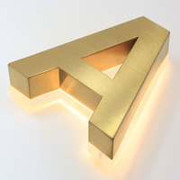 Enseigne LED 3D Commerciale Haute Résolution, Contrôlée par Application, en Acier Inoxydable, Logo Mural Personnalisé, Enseigne de Bureau, Magasin, Intérieur