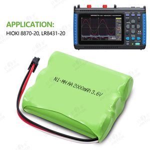 Ni-Mh <span class=keywords><strong>AA</strong></span> 2000mAh 3.6V Nimh Pin thay thế pin Tương thích với Hioki 8870-20 LR8431-20 lưu trữ dữ liệu logger Pin - Product Image 4