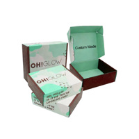 Boîtes en carton ondulé de couleur sur mesure ; imprimées en usine ; adaptées aux produits d'aromathérapie et aux parfums. Boîtes en papier pour bougies