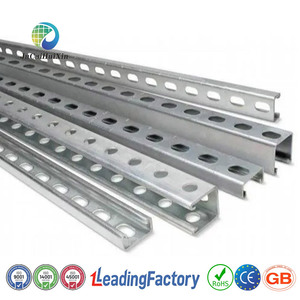 Sistema de Montaje <span class=keywords><strong>Solar</strong></span> Jchx con Certificación CE ISO, Venta al por Mayor de Fábrica, Canal de Soporte 41x21 Personalizado con Recubrimiento HDG y Pintura en Polvo, 20-25 Años de Servicio - Product Image 1