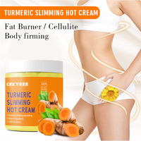 Curcuma Ventre Minceur Crème Brûleur de Graisse Anti-Cellulite Gingembre à Base de Plantes Vitamine C Ingrédients Raffermissant Sueur Chaude OEM