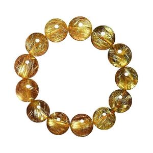 Fabriqué en usine noir pour homme-Bracelet en quartz rutilé en or avec pierres précieuses en <span class=keywords><strong>acier</strong></span> inoxydable - Product Image 4