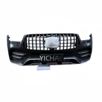 Para Mercedes-Benz GLE W167 2019-2023, Conjunto de Parachoques Delantero Estilo GLE53 AMG con Rejilla GT, Kit de Carrocería Completo