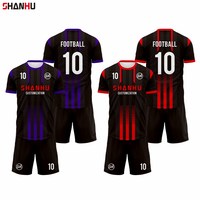 Maillot de football de haute qualité personnalisé, sublimation premium, tissu haute densité pour les équipes professionnelles, les ligues, les tournois et les matchs.