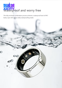 AICITY Anneau Intelligent Portable Technologie Open Source Personnalisable Anillo Inteligente Stress Température SpO2 HRV Sommeil Santé Vitale - Product Image 2