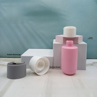 100ml 300ml 400ml Botella de loción de champú mate PE Loción de plástico Botella de acondicionador de cabello con tapón de rosca Dispensador de champú