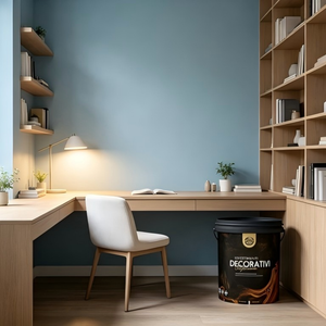 <span class=keywords><strong>Pintura</strong></span> Acrílica de Dos Componentes EC Eggshell Sheen, Revestimiento Líquido Impermeable con Textura de Piel de Oveja, Sin Dilución, Efecto Yeso Veneciano - Product Image 6