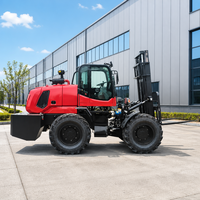 Nouveau chariot élévateur tout-terrain robuste de 5 tonnes, 4x4, diesel, homologué CE, chariot élévateur BLT pour la construction