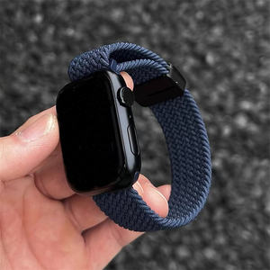 <span class=keywords><strong>Correa</strong></span> Trail <span class=keywords><strong>Loop</strong></span> Individual con Hebilla Magnética Metálica Pulsera Deportiva de Nailon para Apple Watch Ultra 2 Banda de 41mm 44mm 46mm 49mm - Product Image 1