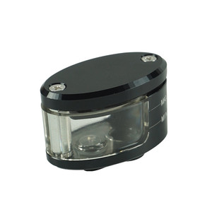 Réservoir de liquide de frein avant en aluminium CNC avec maître-cylindre de frein à poussée directe, ajustement universel pour motos - Product Image 1