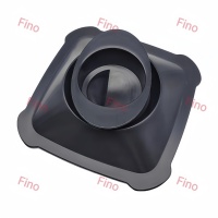 Ensemble de mixeur en plastique de haute qualité avec pot de 2 L, lames à huit feuilles en alliage d'aluminium à double roulement et plaque fixe de 27 g