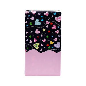 Rollo de papel de lujo de doble cara para cumpleaños al por mayor de fábrica, papel de regalo de 43cm X 3M para embalaje - Product Image 1