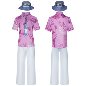 Disfraz de Cosplay de Anime Fox Nick, Camisa y Pantalones Hawaianos, Traje de Policía de Dibujos Animados, Atuendo para Fiesta de Halloween, Ropa de Juego de Rol - Product Image 1