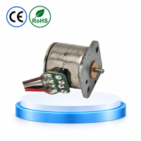 Moteur pas à pas à aimant permanent micro de 10 mm, 2 phases 4 fils, 5 V, montage à bride avec fils de connexion sur circuit imprimé pour réglage de la mise au point des objectifs d'appareil photo