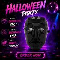 Masque de costume intégral sur le thème des animaux Meiteda, logo personnalisé, écologique, imperméable, pour adultes, Halloween, remise de diplôme, fête d'anniversaire