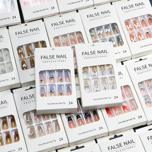 <span class=keywords><strong>Faux</strong></span> <span class=keywords><strong>ongles</strong></span> artificiels à pression de haute qualité, marque privée <span class=keywords><strong>mate</strong></span>, nail Art 3D fait à la main, de qualité supérieure - Product Image 1