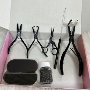 أدوات تطويل الشعر الاحترافية في الصالونات لعام 2024 كماشة ربط صغيرة احترافية وشريط من الفولاذ المقاوم للصدأ في مجموعة تطويلات الشعر - Product Image 4