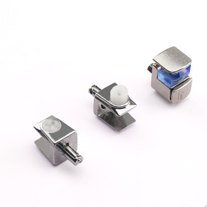 Clips de fixation réglables en alliage de zinc pour étagères, supports durables pour cloisons de salle de bain, connecteurs à angle droit - Product Image 1