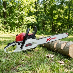 Tronçonneuse à essence X-FORCE 20 pouces 52cc, tronçonneuse à essence 2 temps pour la coupe du bois et l'abattage des arbres - Product Image 4