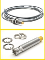 Capteur de proximité inductif Turck BI5-AP6X 8 mm non encastré NPN NO DC10-30V en laiton chromé pour automatisation industrielle
