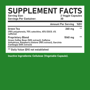 Capsules brûle-graisses à l'extrait de thé vert, directement de l'usine, favorisent la clarté, la concentration et stimulent le métabolisme énergétique, complément alimentaire - Product Image 6