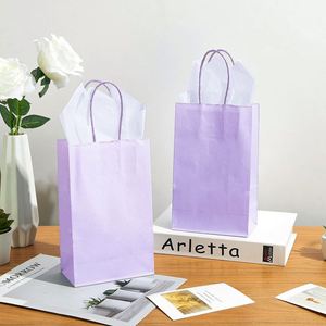 Small Paper <b>Bags</b> with Handles Bulk for Birthday Wedding Baby <b>Shower</b> Parties Retail Merchandise Shopping Small Paper <b>Bags</b> - Product Image 2