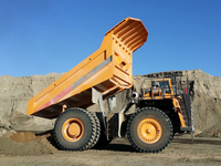Camion minier SKT160S, équipement minier, camion à benne basculante tout-terrain lourd avec une capacité de 44/61 m³