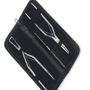 Kit d'outils pour extensions de cheveux en acier inoxydable de haute qualité avec ciseaux, pinces à boucle, marque SEVMEK SURGICAL, taille et couleur personnalisables - Product Image 5