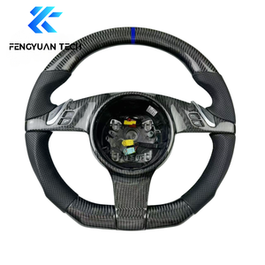 Volant en fibre de carbone pour Porsche Panamera 970 996 997 911 <span class=keywords><strong>Turbo</strong></span> <span class=keywords><strong>S</strong></span> Macan <span class=keywords><strong>Cayenne</strong></span> 987 GT3 Boxster 718 GT4 992 <span class=keywords><strong>955</strong></span> 986 - Product Image 6