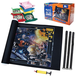 Stuoia di Puzzle Rotola in su 1500 <span class=keywords><strong>Pezzi</strong></span> con Pompa A Mano Tubo Gonfiabile Pieghevole Puzzle Di Puzzle 45.7 ''x 26'' - Product Image 1