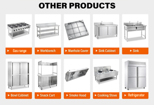 Lavello Commerciale in Acciaio Inox 304 a Vasca Singola con Alzatina, Facile da Pulire, Struttura Stabile, con Piano di Lavoro - Product Image 6