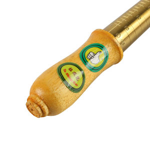 ชุดเครื่องมือวัดขนาดแหวนทองเหลืองด้ามจับทำจากไม้ TSK และแหวนนิ้วโลหะชุดวัดขนาดแหวน hk/us - Product Image 5