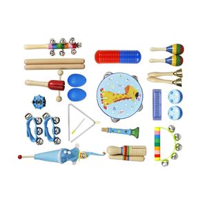 Juego de instrumentos de percusión musical Orff, 22 piezas, material didáctico musical para educación temprana para el aula de jardín de infantes - Product Image 5