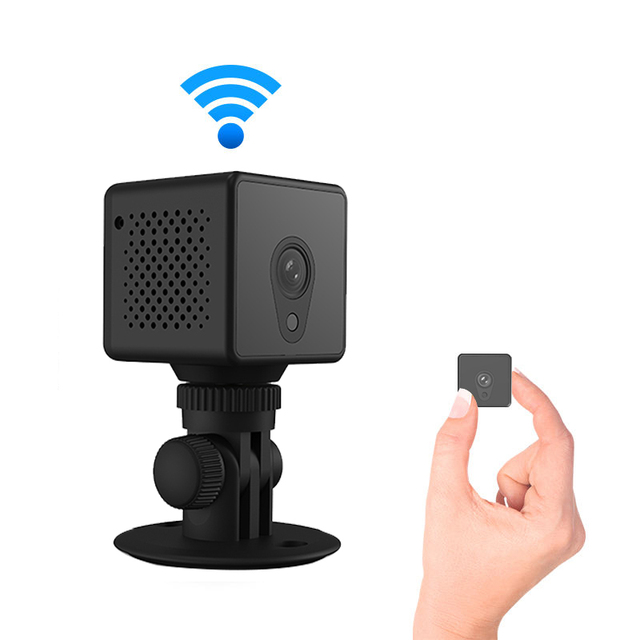 Bedroom Mini Cam 2MP H.264 HD 720p/1080p Night Vision CMOS Memory Card Cloud Storage 1 Year Warranty Security Anti-theft Camera