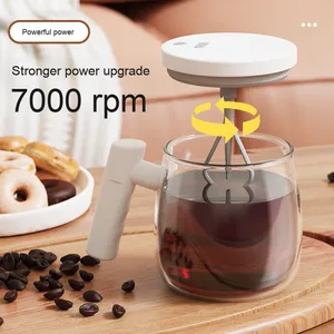 Taza Mezcladora Eléctrica Automática Portátil, Nueva Taza de Café con Revestimiento de Vidrio para Oficina, Ideal para Fiestas - Product Image 5