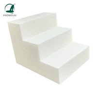 Durable de haute qualité 3 marches rampe d'escalier pour animaux de compagnie haute densité 30D mousse pour chiens et chats échelle mousse de polyuréthane haute densité