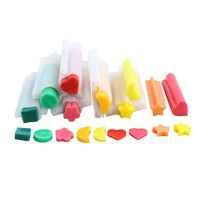 Neue Ideen 12cm Silikon-Mousse-Röhrenform Kinder-DIY Sandwich Runde Quadratische Röhrenform Kerzen-Kuchenform
