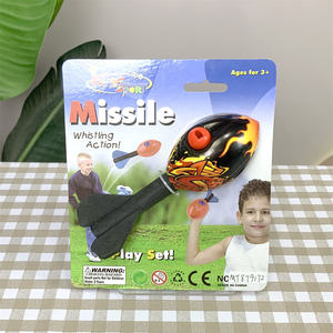 Venta caliente niños larga distancia objetivo lanzar juguetes voladores aullador acelerador espuma cohete Bola con silbatos - Product Image 5