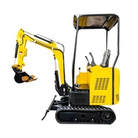 Livraison Gratuite Chine Export Nouveaux Meilleurs Prix Vente d'Occasion Euro V Kubota Yanmar Diesel Mini-Excavatrices Compactes 1 Tonne