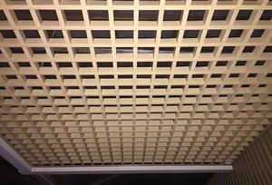 Panneau de plafond blanc moderne à grille, installation encastrée pour usage intérieur - Product Image 4