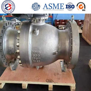 Robinet à bille en acier inoxydable 316 2 pouces à passage total classe 150 bride RF poignée manuelle usage industriel - Product Image 6