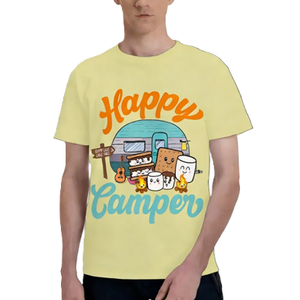 Camiseta gráfica Happy <span class=keywords><strong>Camper</strong></span> S'mores para <span class=keywords><strong>hombre</strong></span>, camiseta de manga corta para acampar al aire libre, camiseta informal artística y original para <span class=keywords><strong>verano</strong></span> - Product Image 6