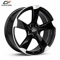 Jantes en alliage forgé CF 5x112 PCD 19 20 21 22 pouces compatibles avec RS6 RS7 RS5 RS4 S6 S7, jantes de voiture à 5 branches